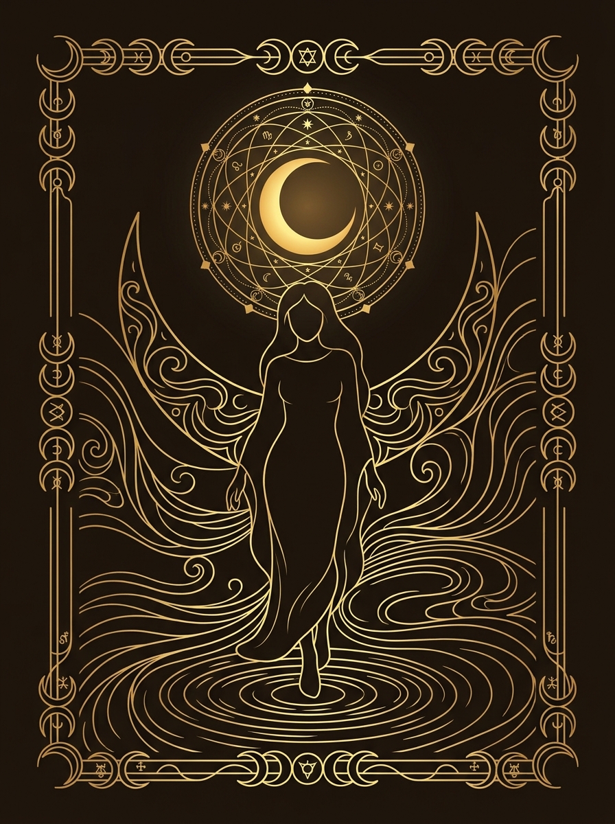 Illustrated archetype card art for The Deep Diver